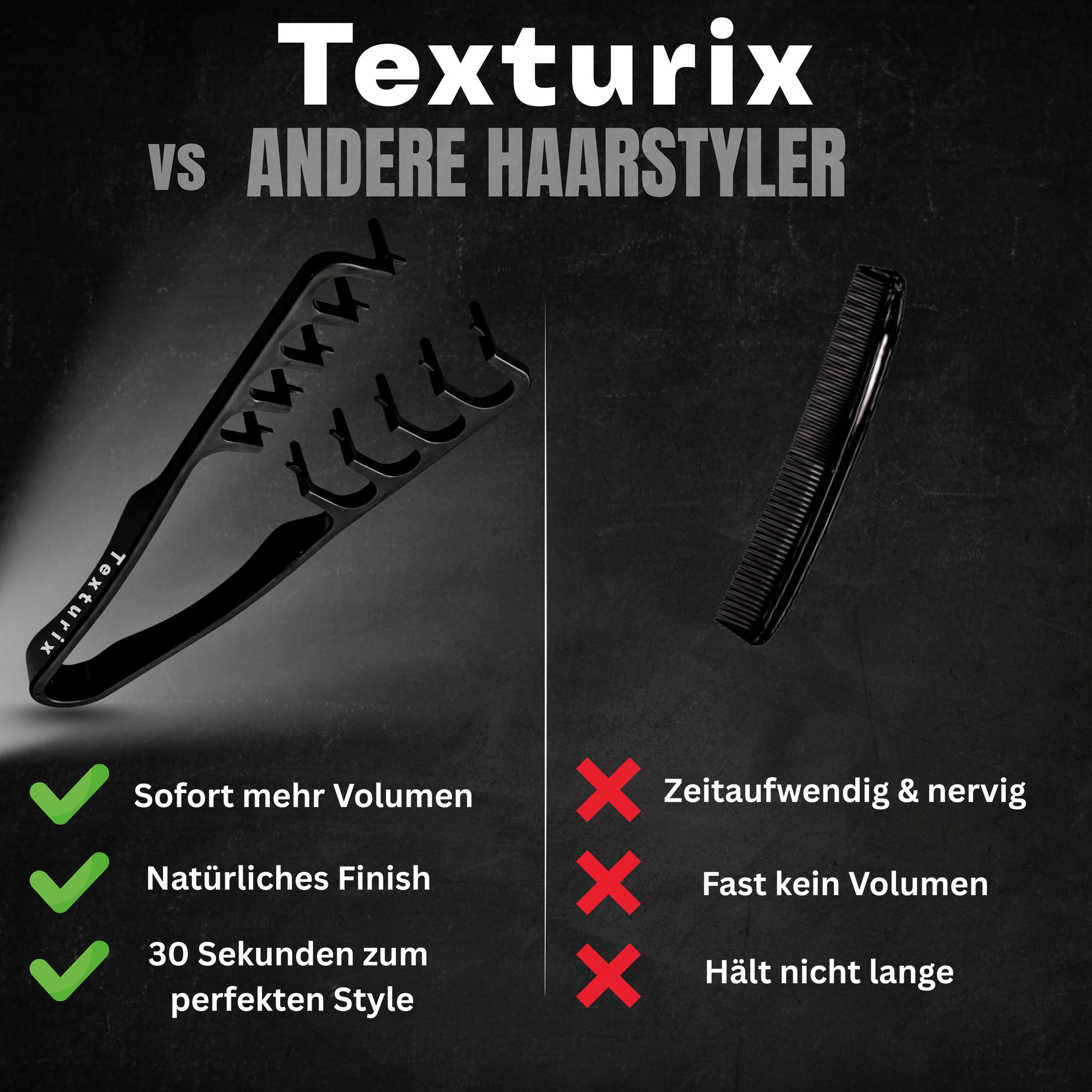 Texturix™ Volumen, das man sieht.